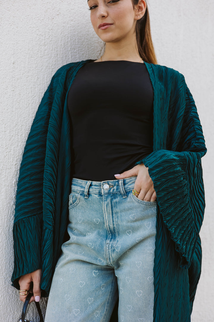 Flowline kimono