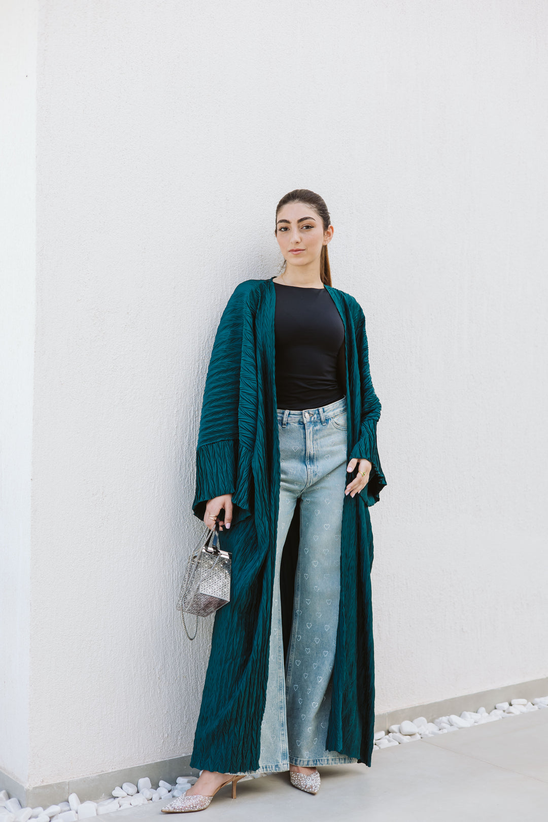 Flowline kimono