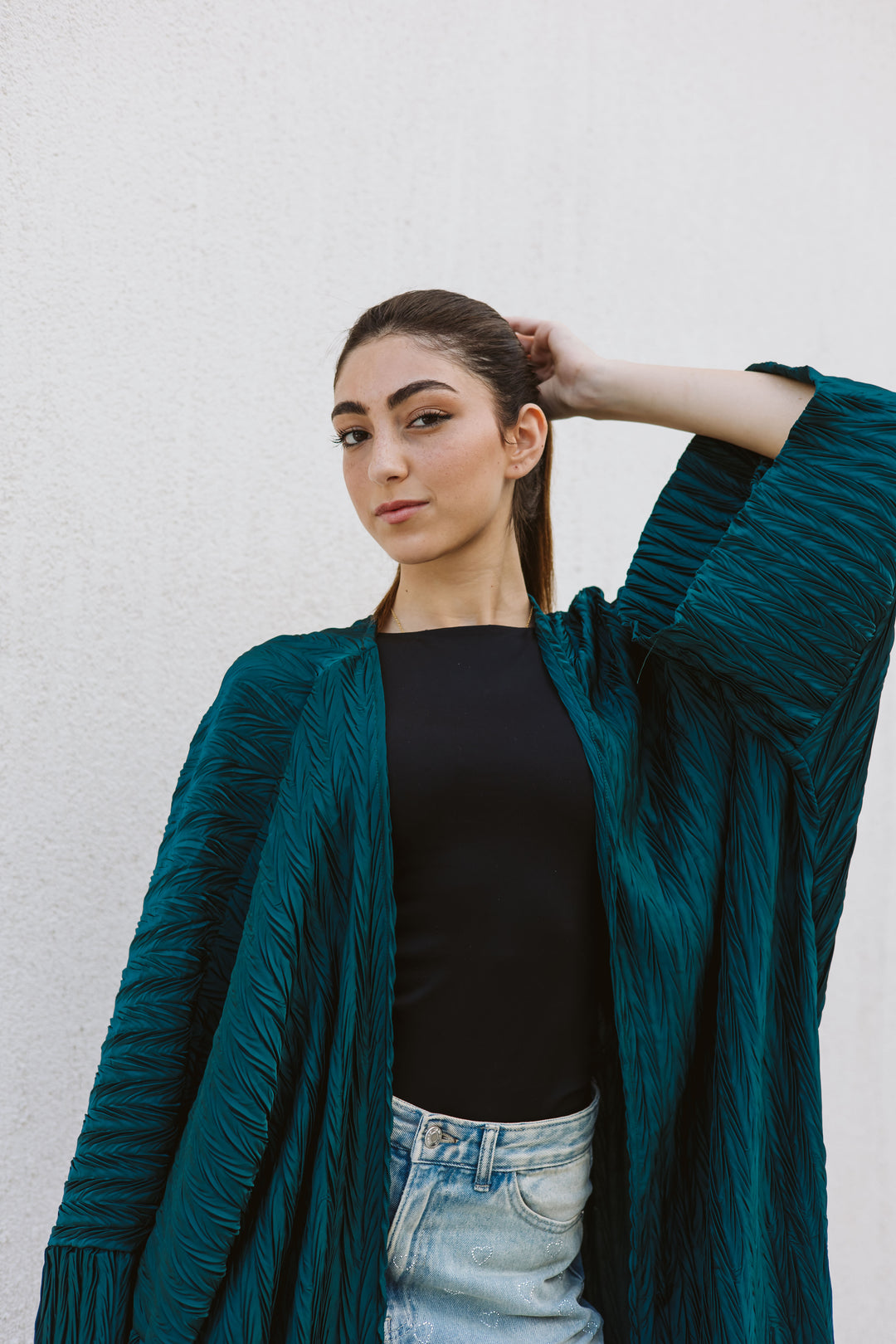Flowline kimono