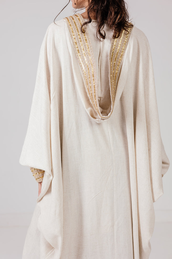 The Embellished Linen Kaftan