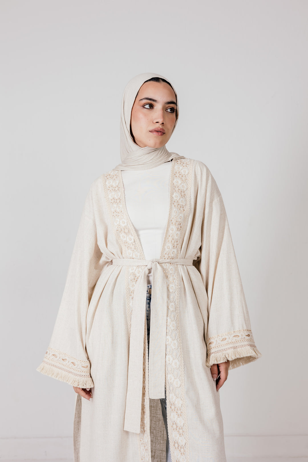 The Ethereal Linen Kaftan