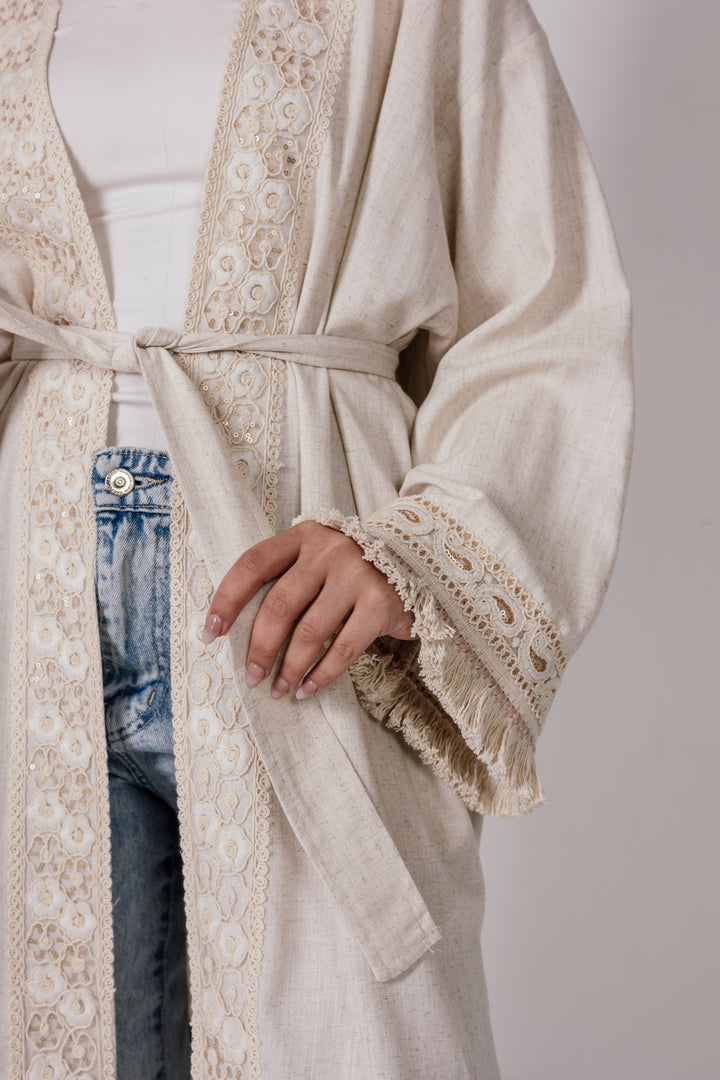 The Ethereal Linen Kaftan