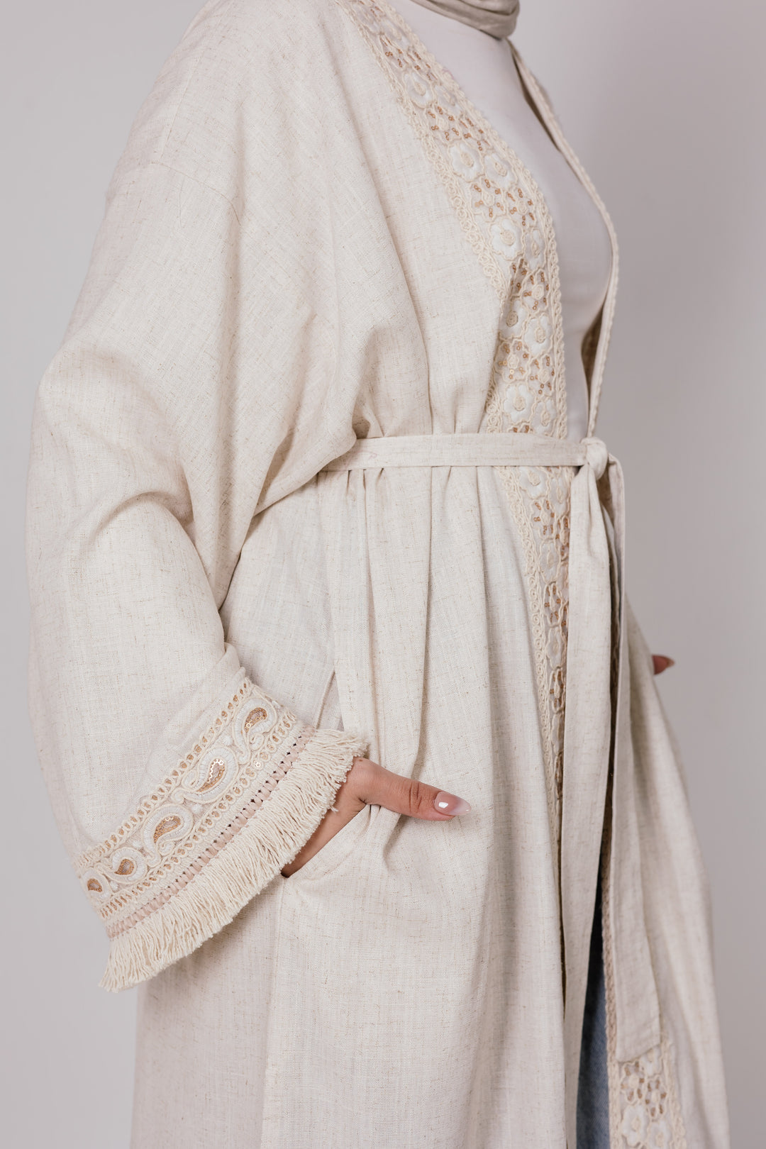 The Ethereal Linen Kaftan