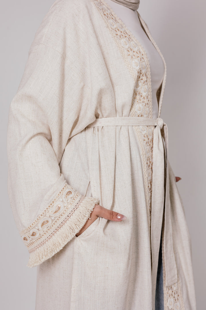 The Ethereal Linen Kaftan