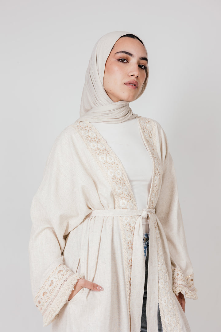 The Ethereal Linen Kaftan