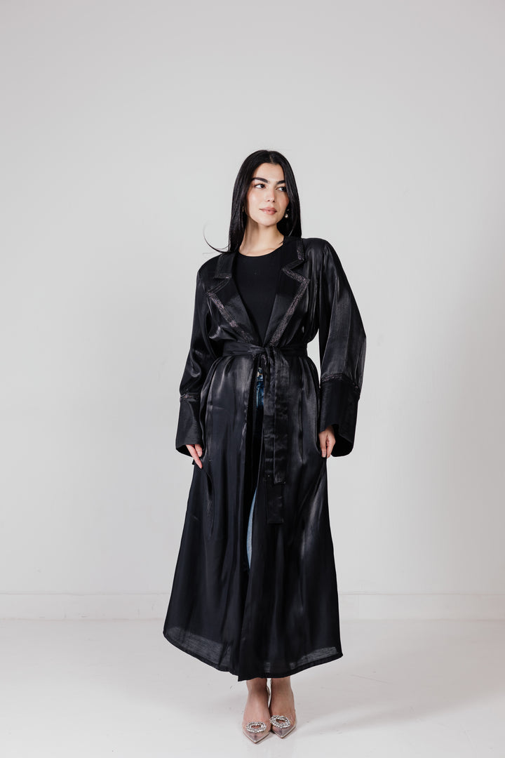 The Dual Texture Abaya