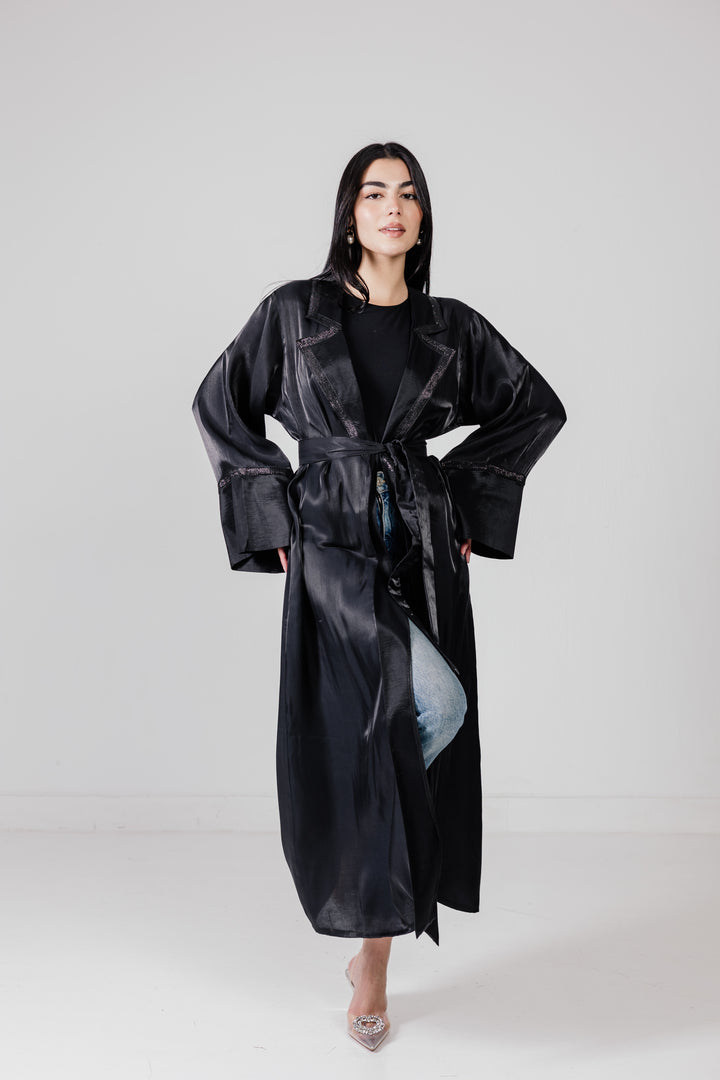 The Dual Texture Abaya