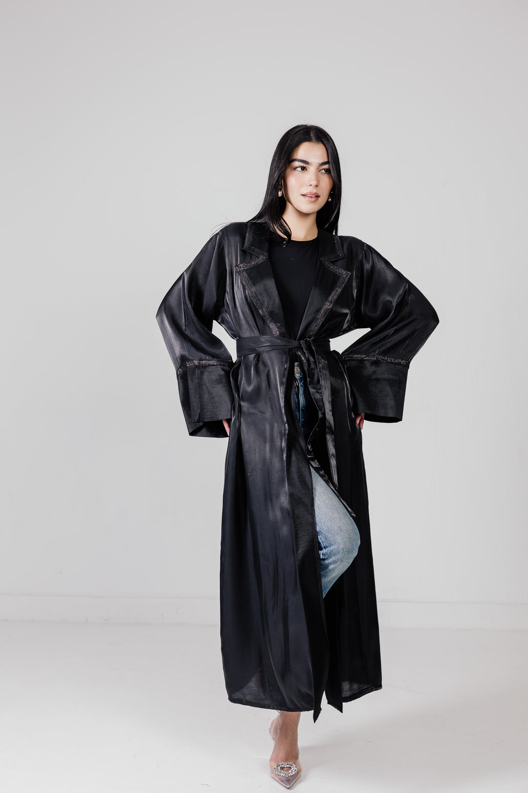 The Dual Texture Abaya