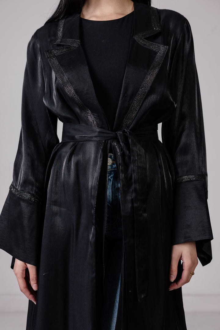 The Dual Texture Abaya