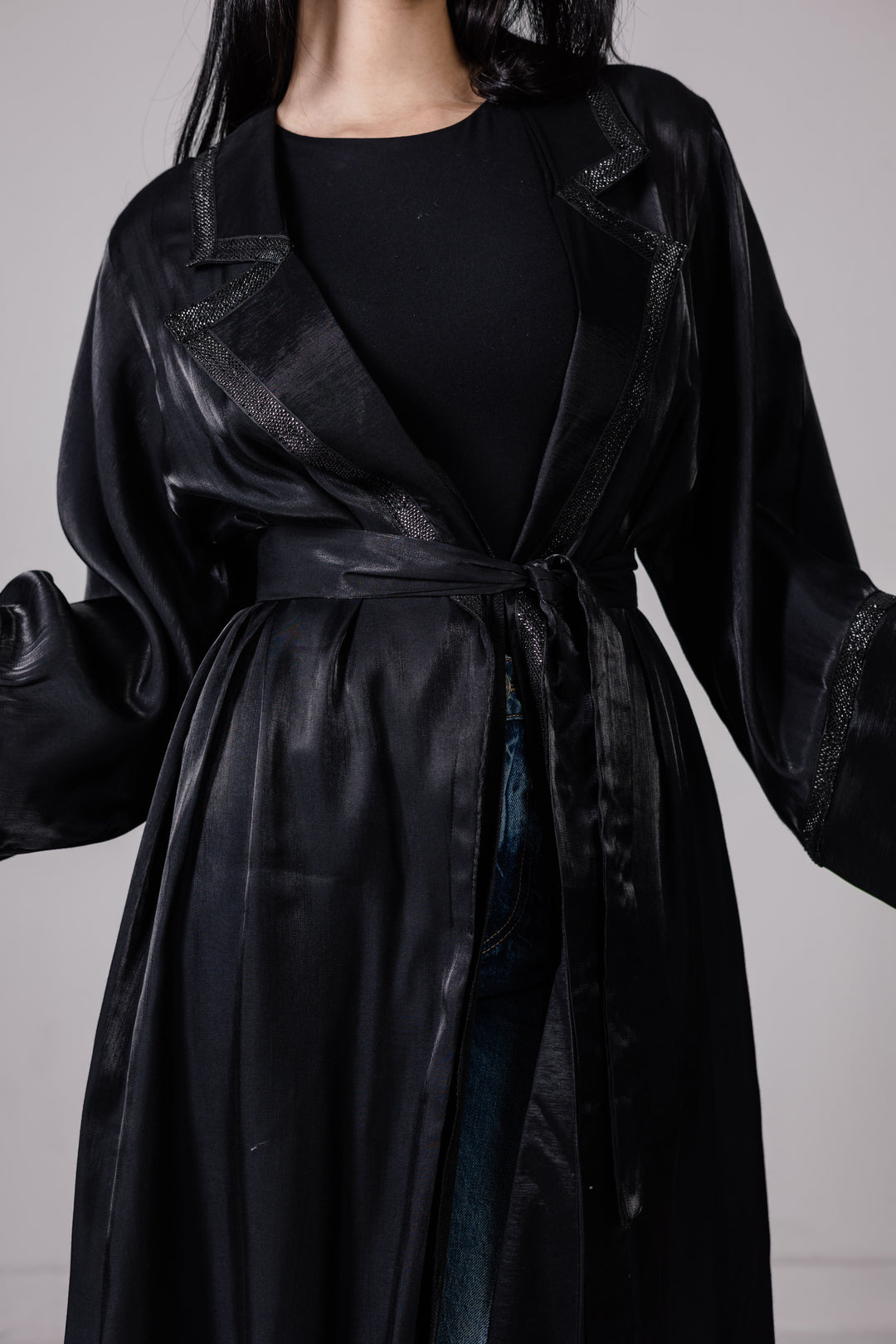 The Dual Texture Abaya