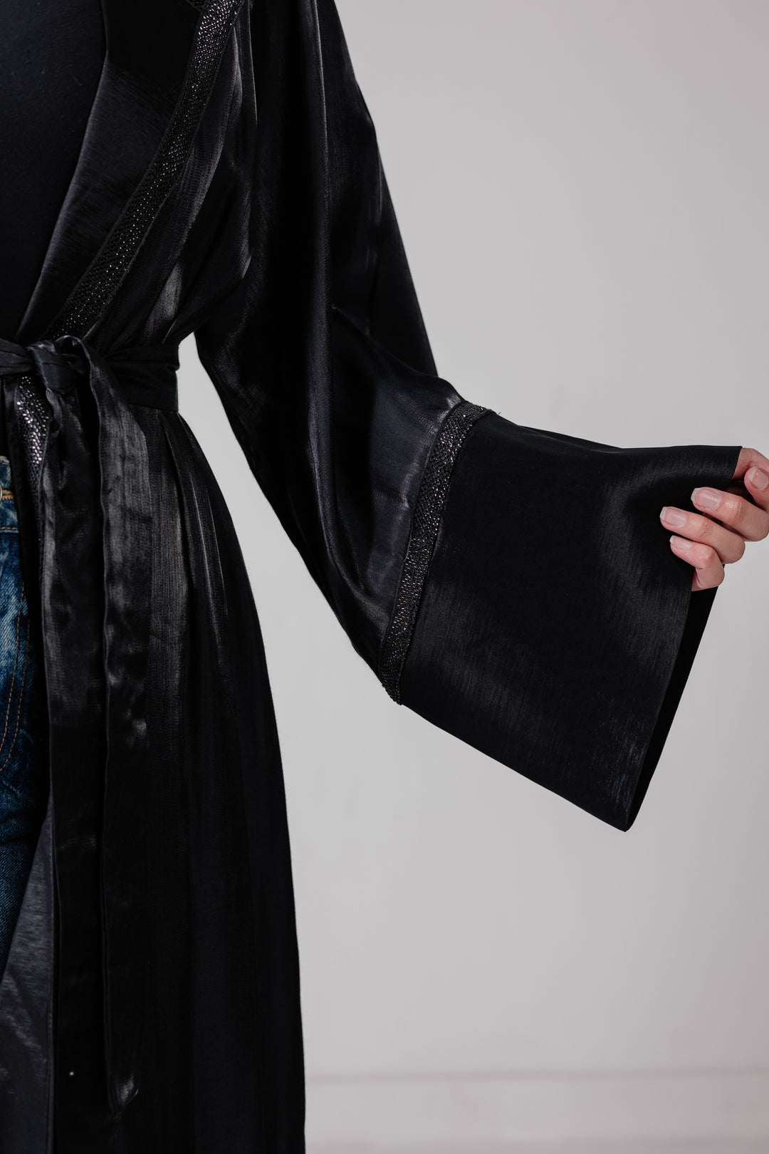 The Dual Texture Abaya