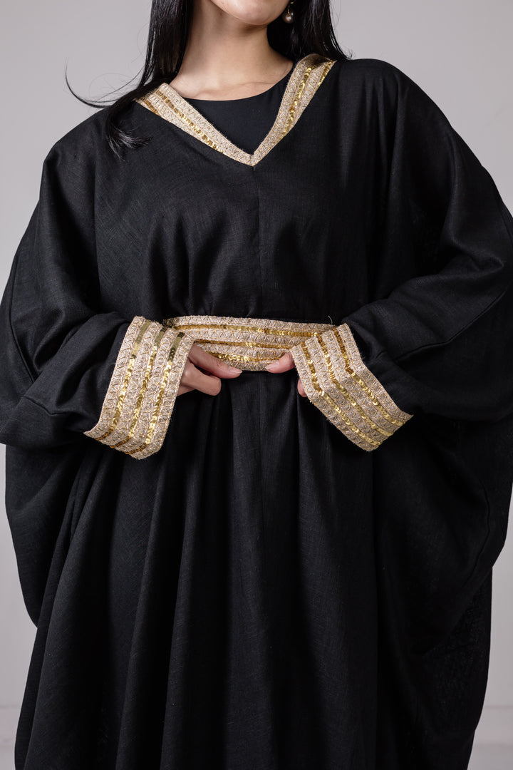 The Embellished Linen Kaftan