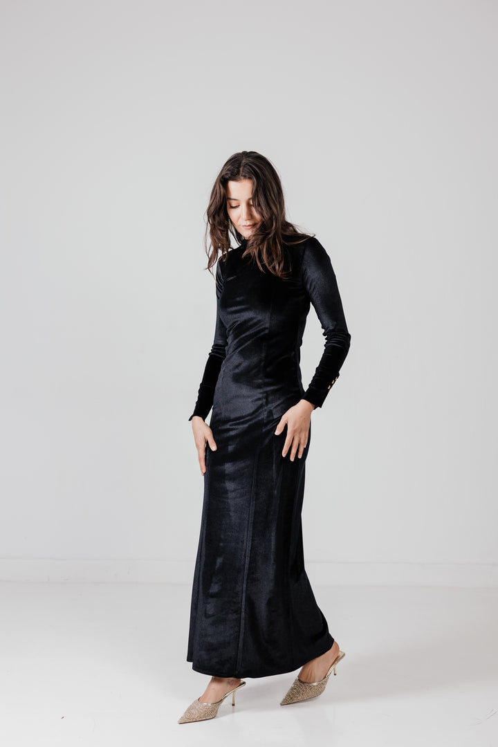 Velvet Maxi Dress