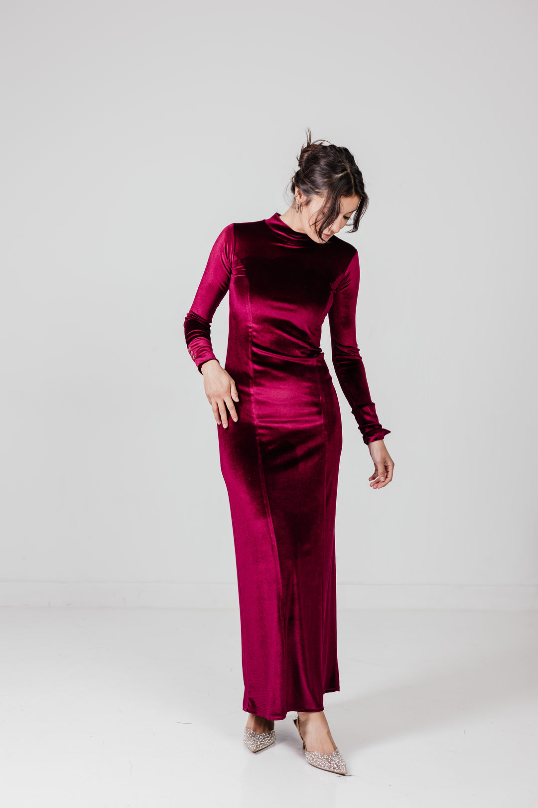 Velvet Maxi Dress