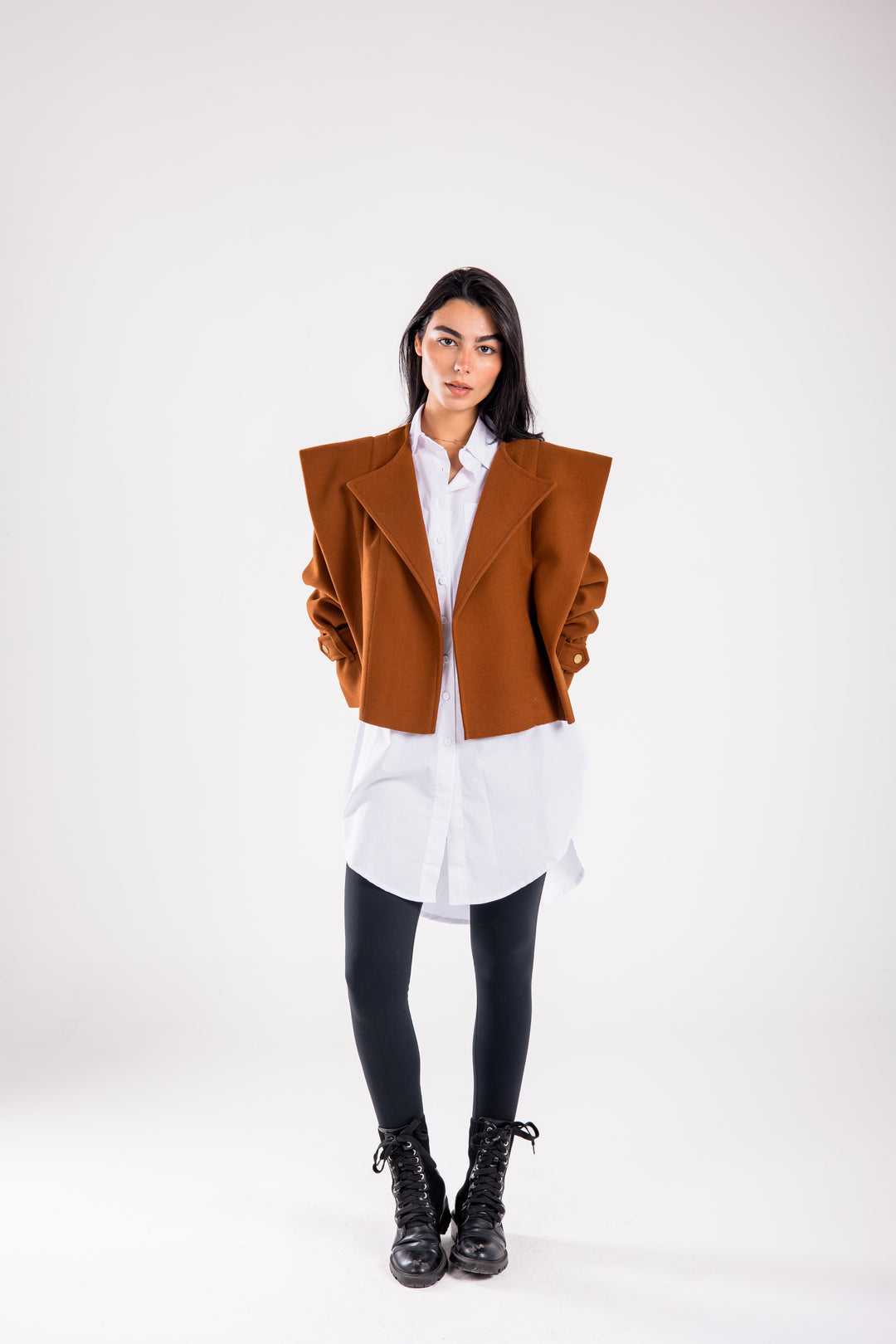 The Bold Wool Cropped Jacket