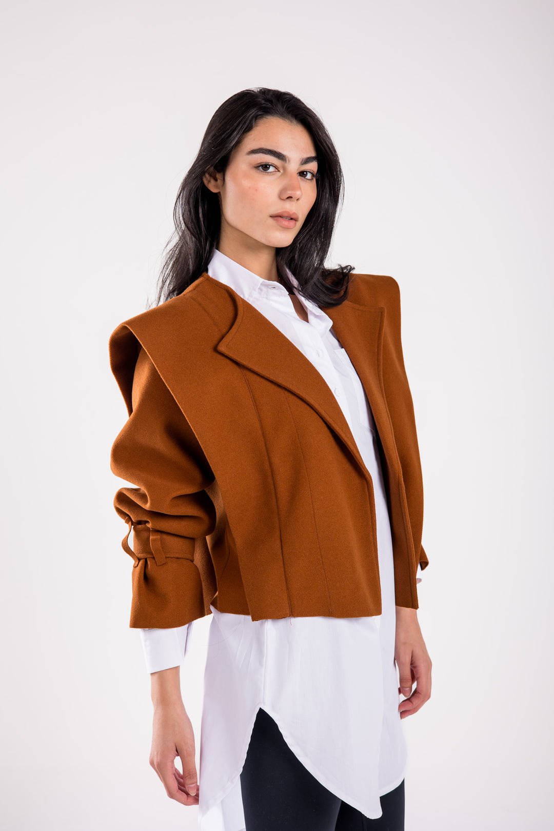 The Bold Wool Cropped Jacket