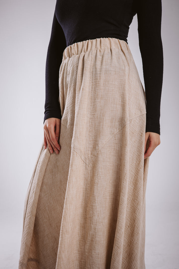 The Asymmetrical Linen Skirt