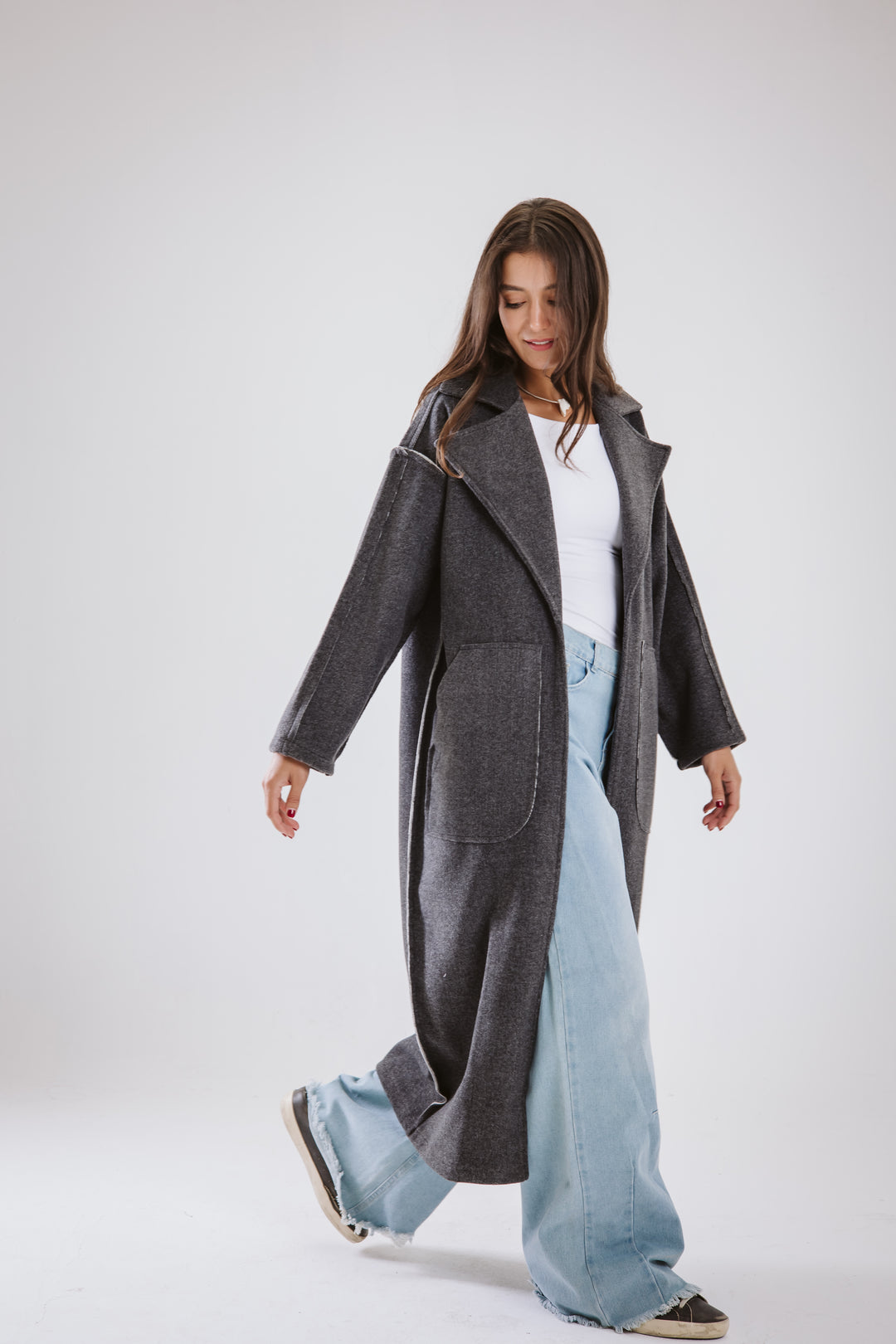 Belted Long Coat