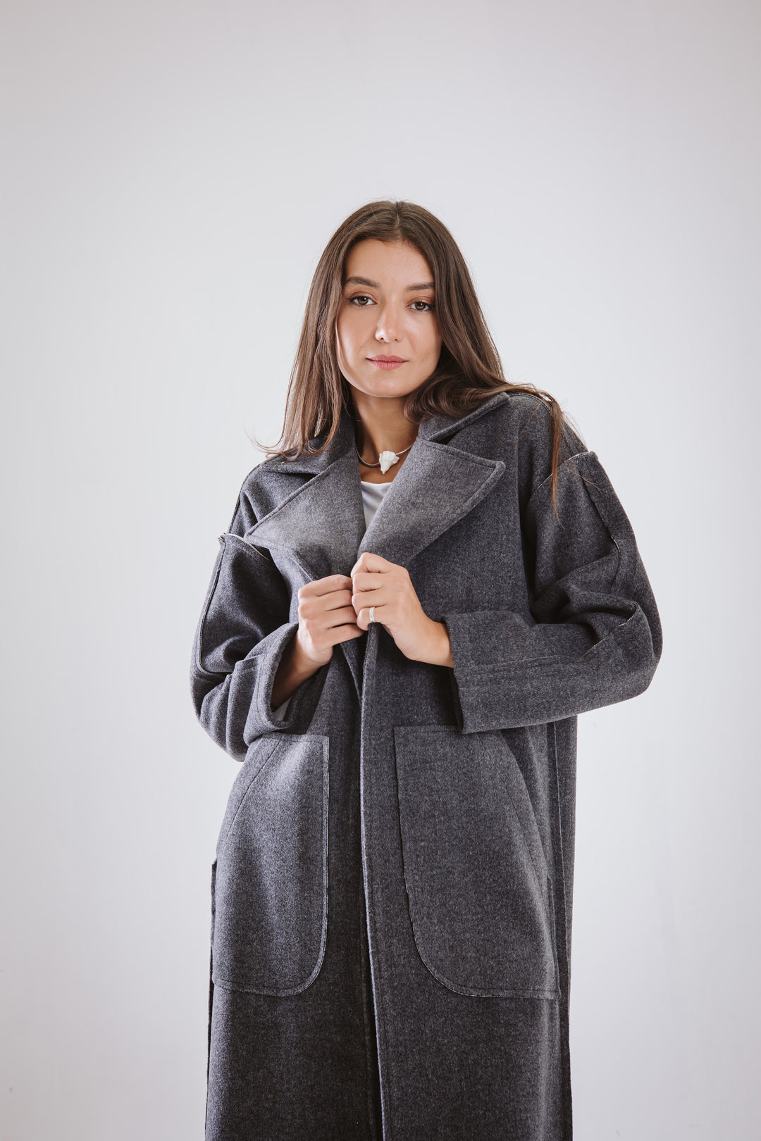 Belted Long Coat