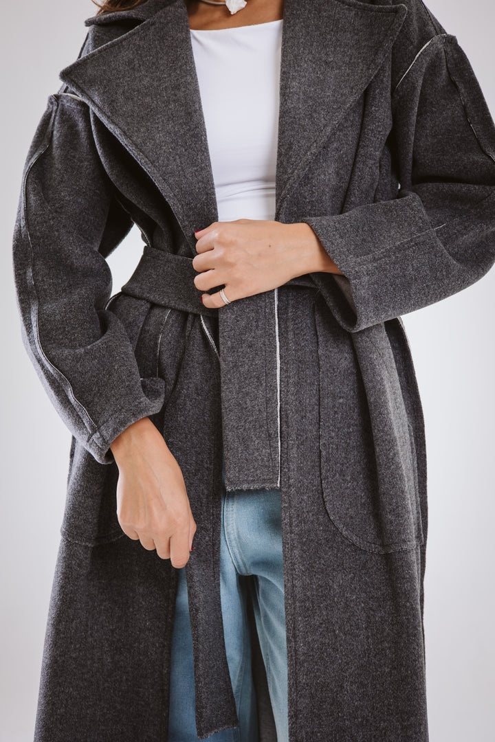 Belted Long Coat