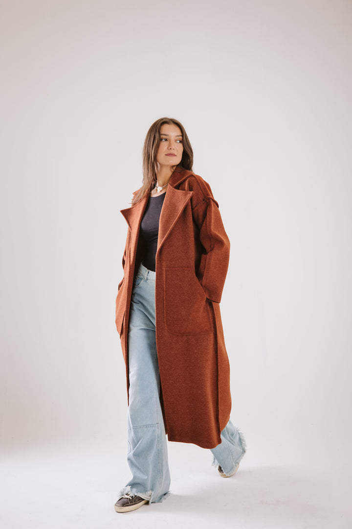 Belted Long Coat