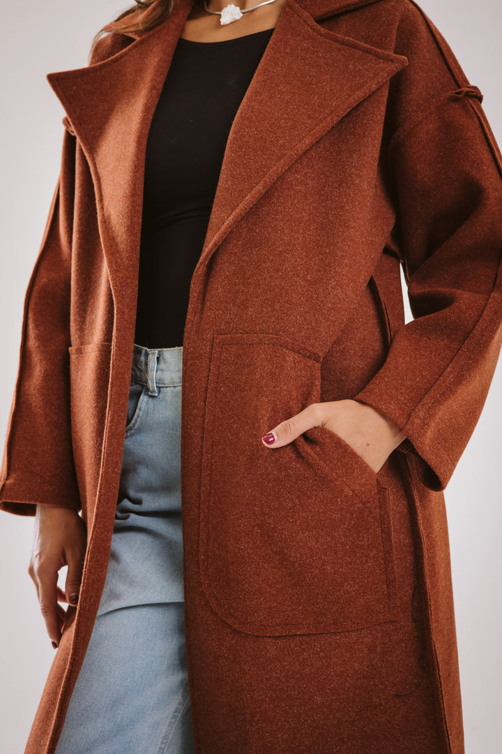 Belted Long Coat