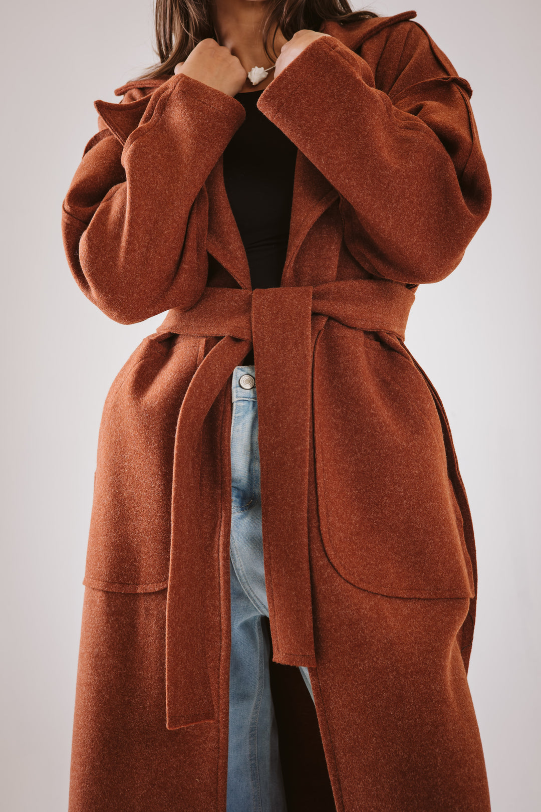 Belted Long Coat