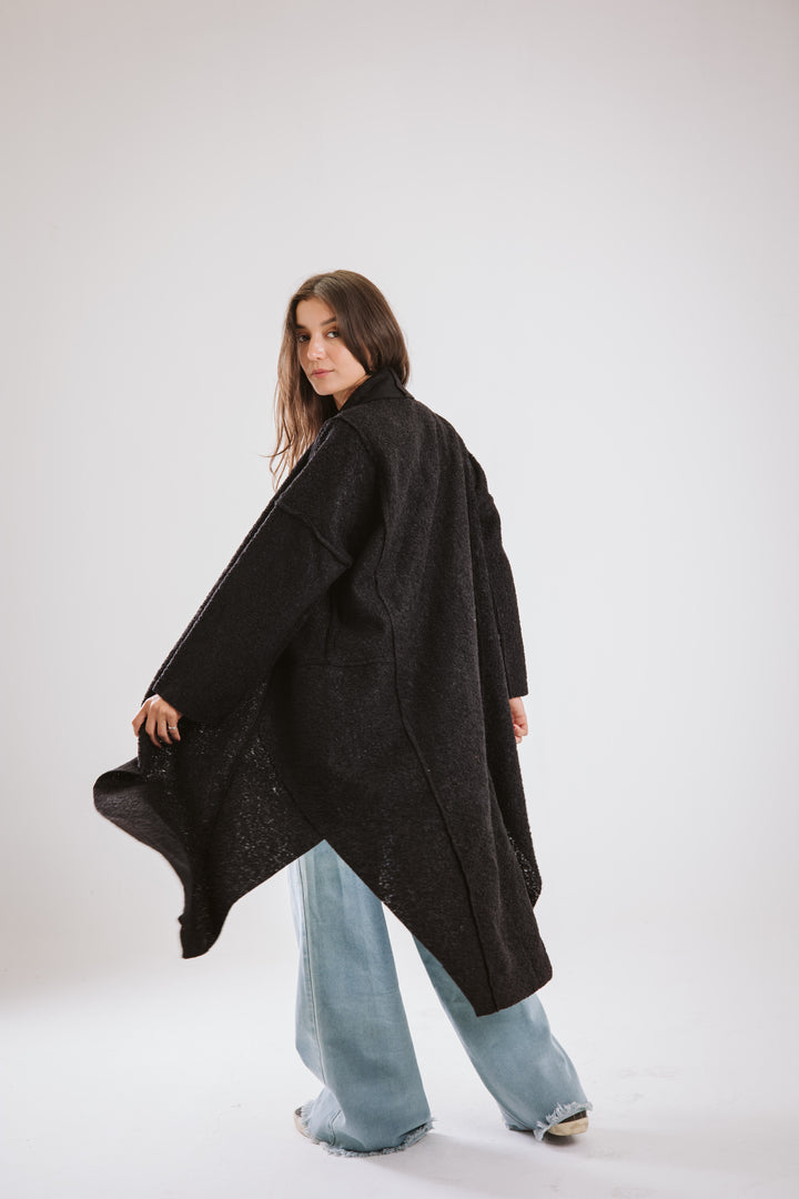 The Fleece Asymmetrical Coat