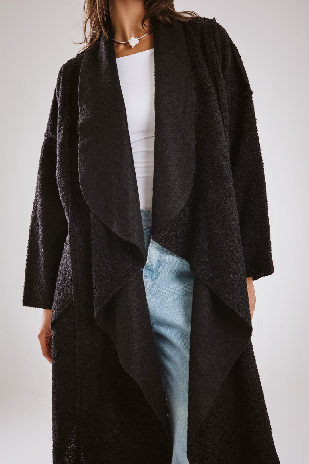 The Fleece Asymmetrical Coat