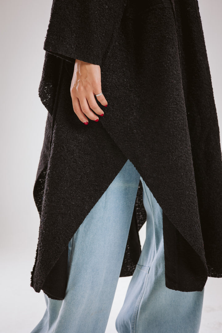 The Fleece Asymmetrical Coat