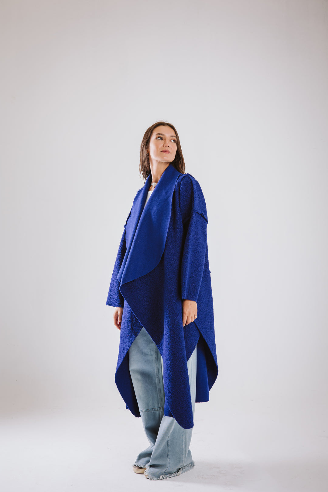 The Fleece Asymmetrical Coat