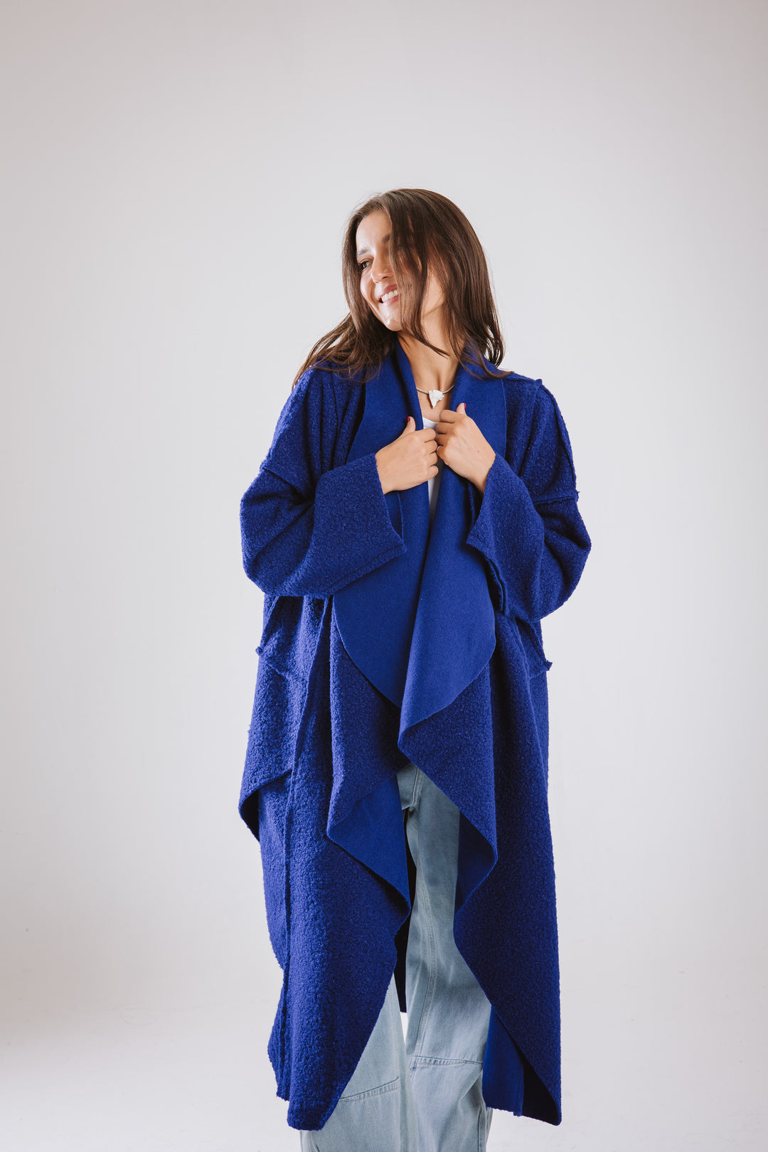 The Fleece Asymmetrical Coat