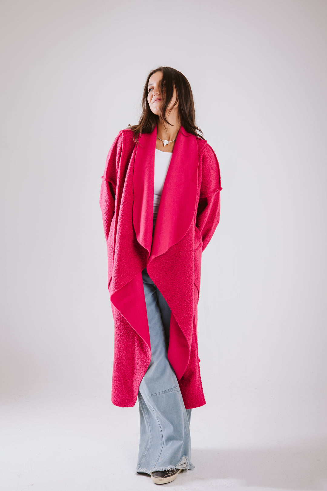 The Fleece Asymmetrical Coat