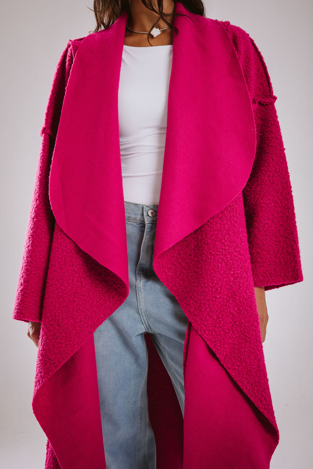 The Fleece Asymmetrical Coat