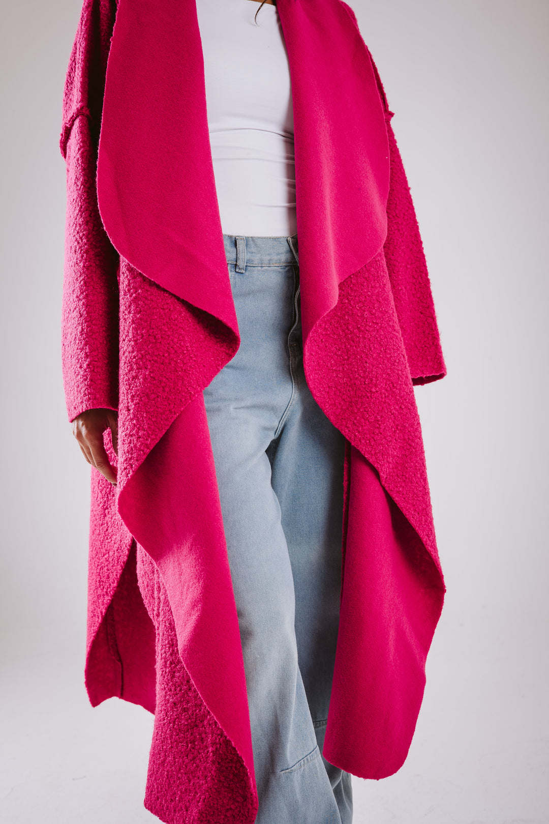 The Fleece Asymmetrical Coat