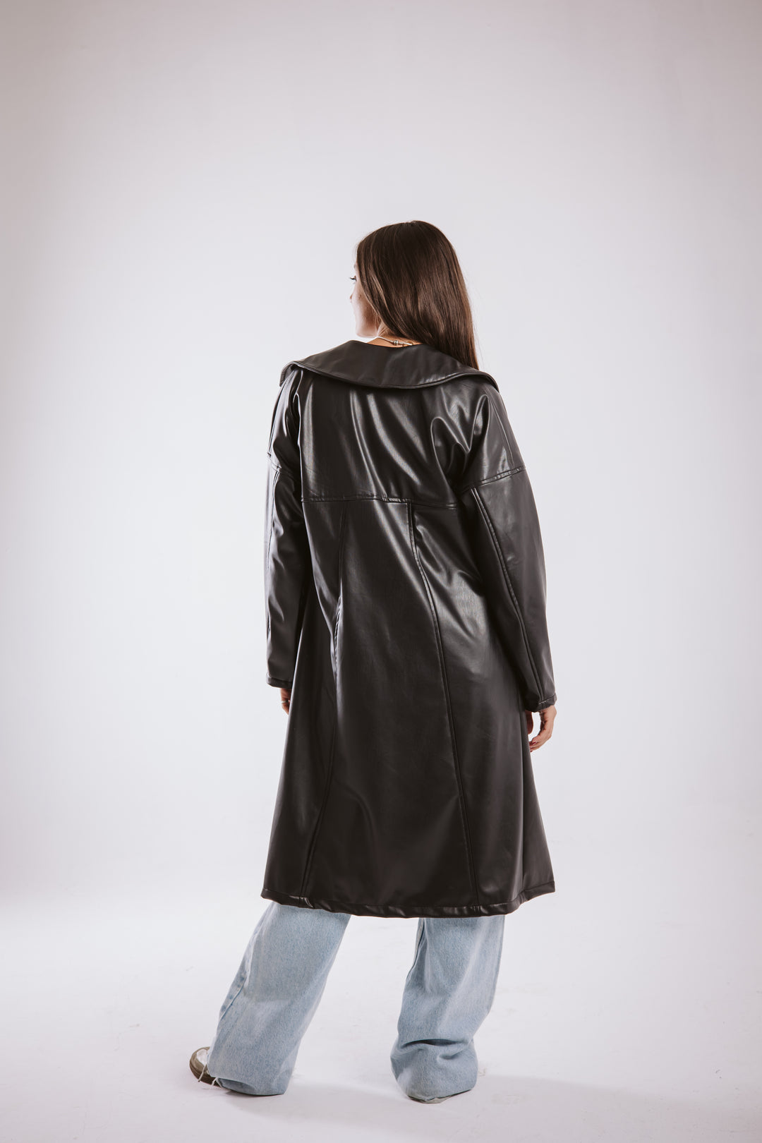 Understated Leather Coat