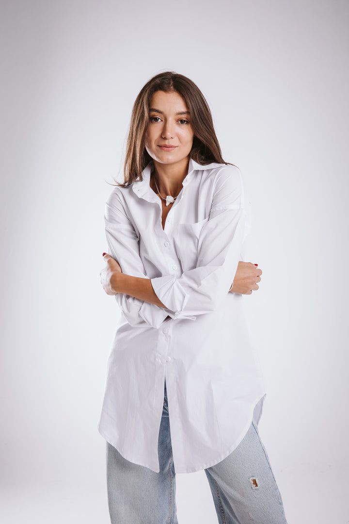 The Essential White Button-Up Shirt