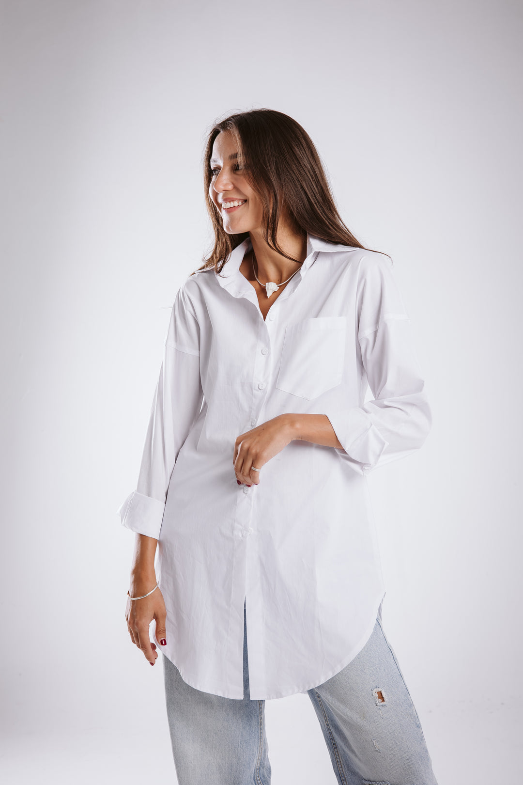 The Essential White Button-Up Shirt