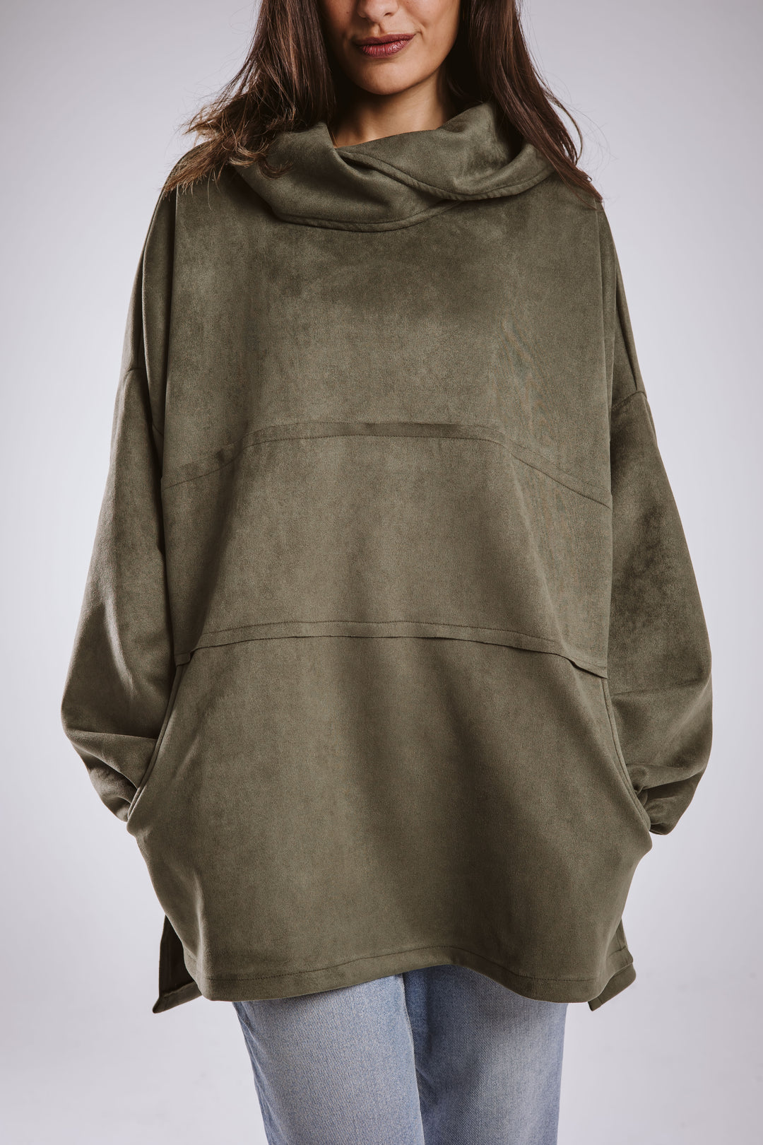 Suede Hoodie