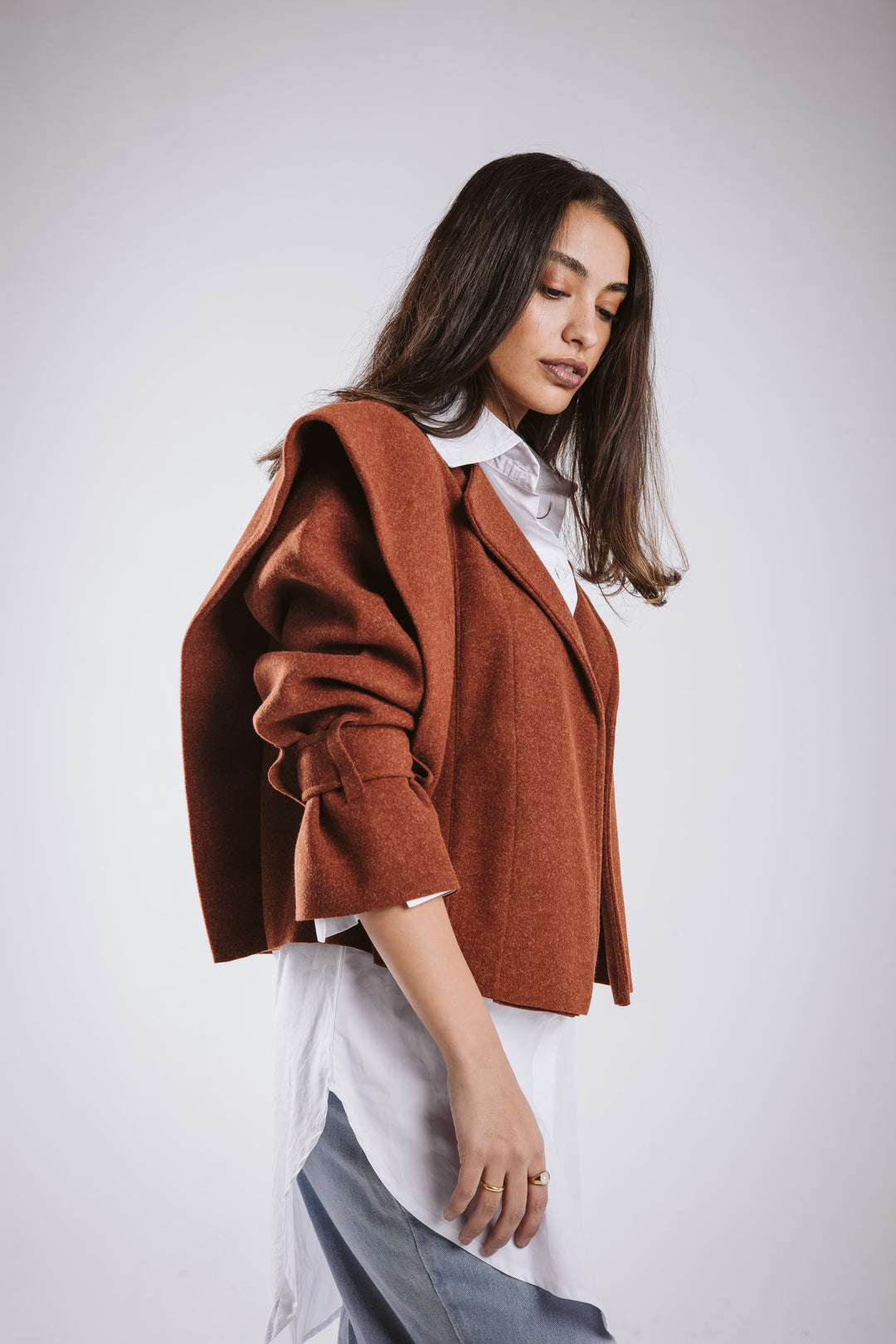 The Bold Wool Cropped Jacket