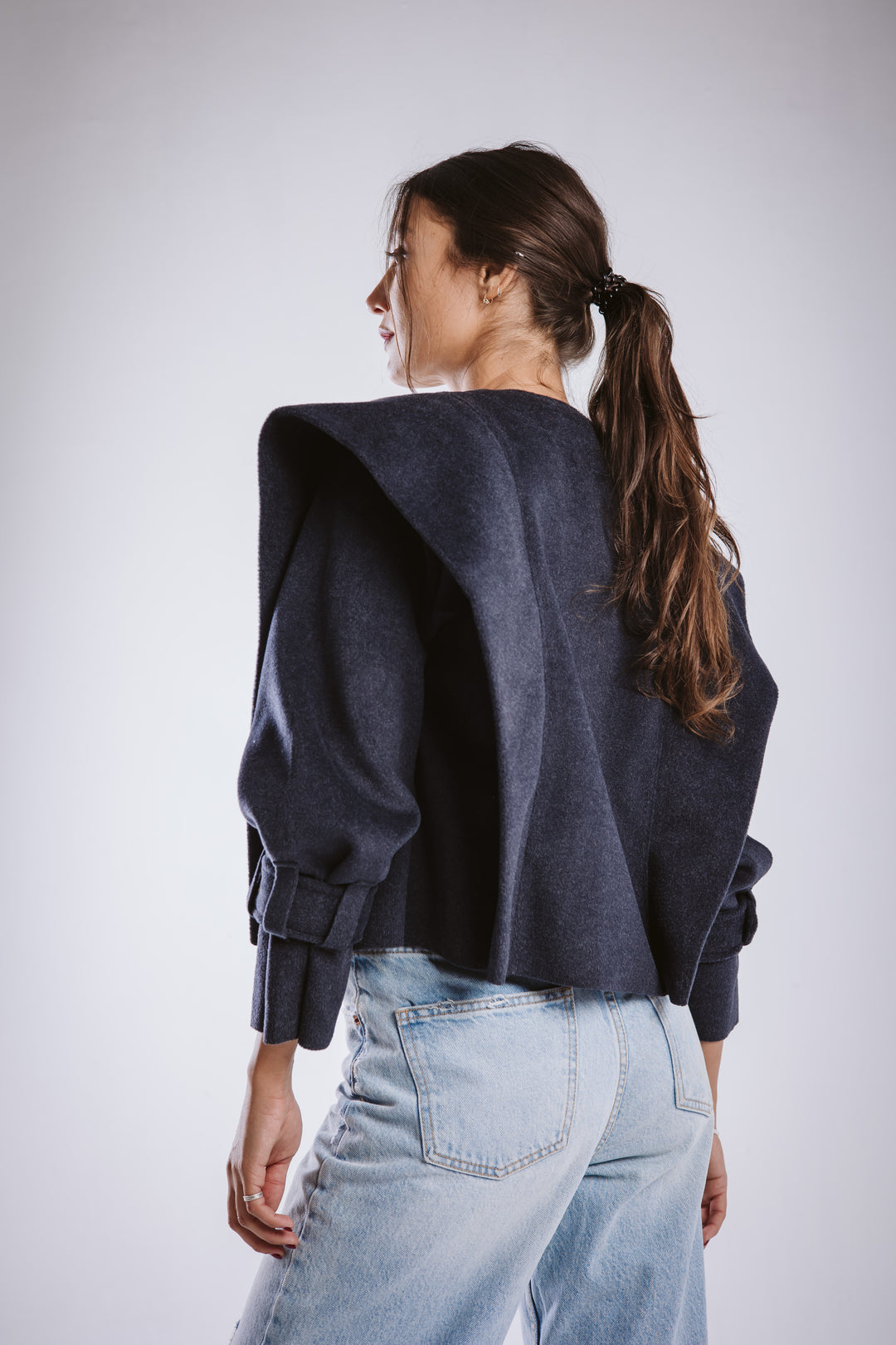 The Bold Wool Cropped Jacket