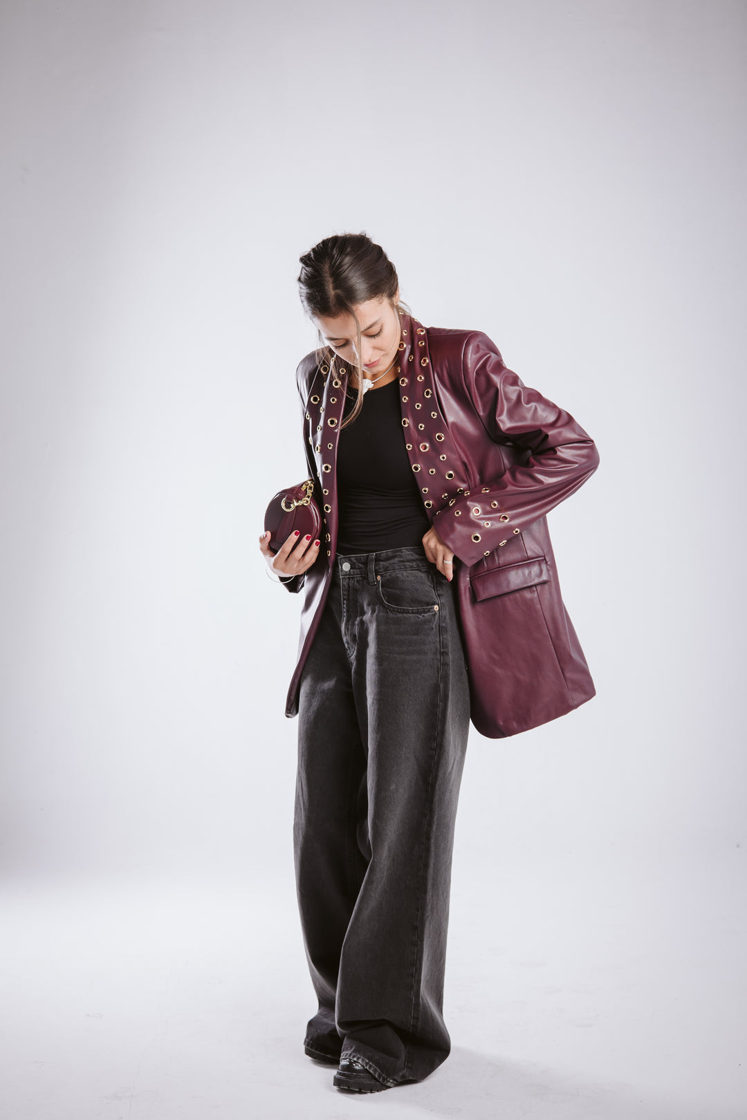 The Rebel Leather  Blazer