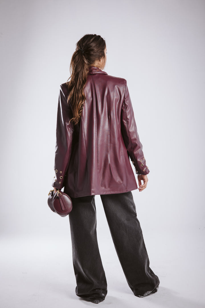 The Rebel Leather  Blazer