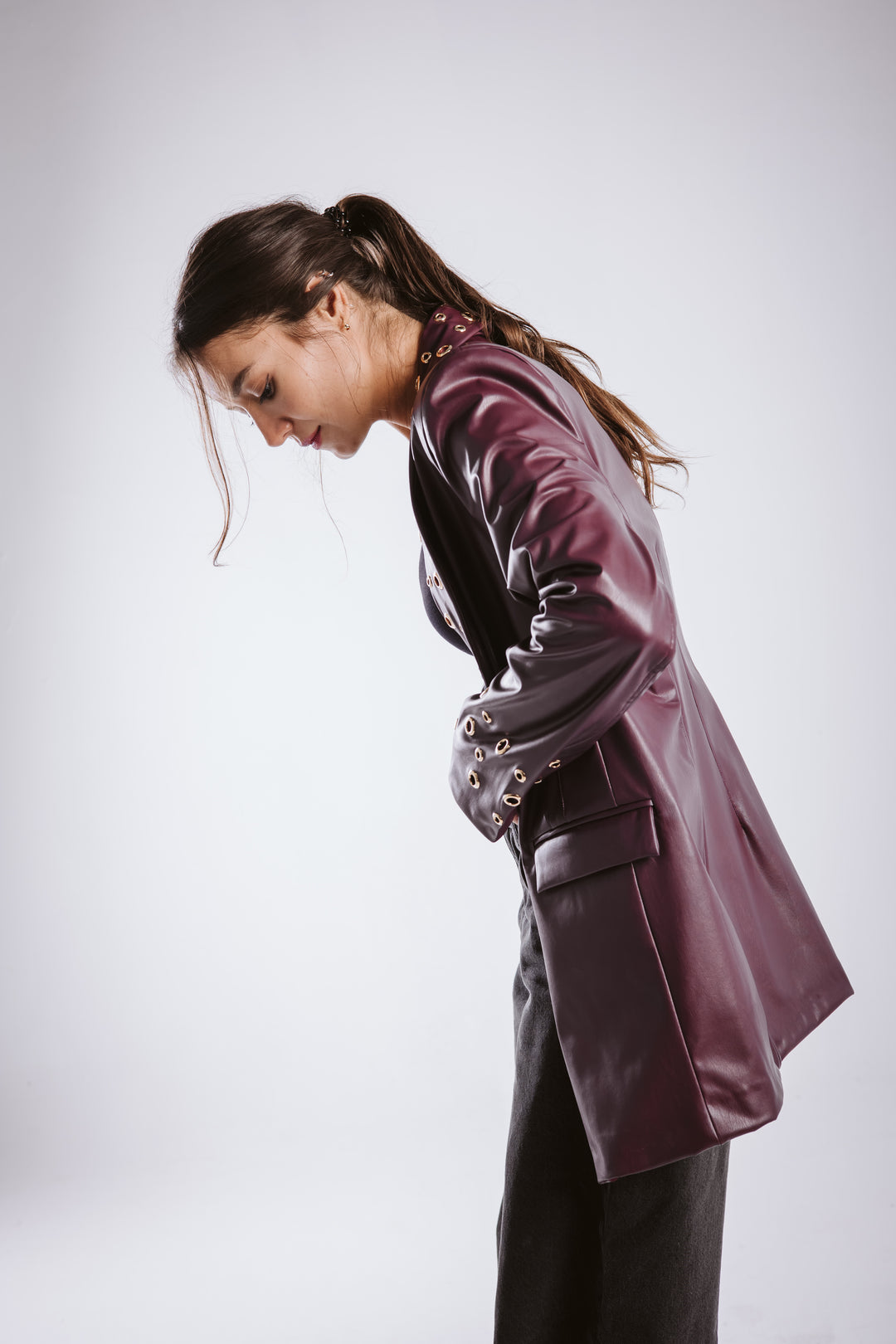 The Rebel Leather  Blazer