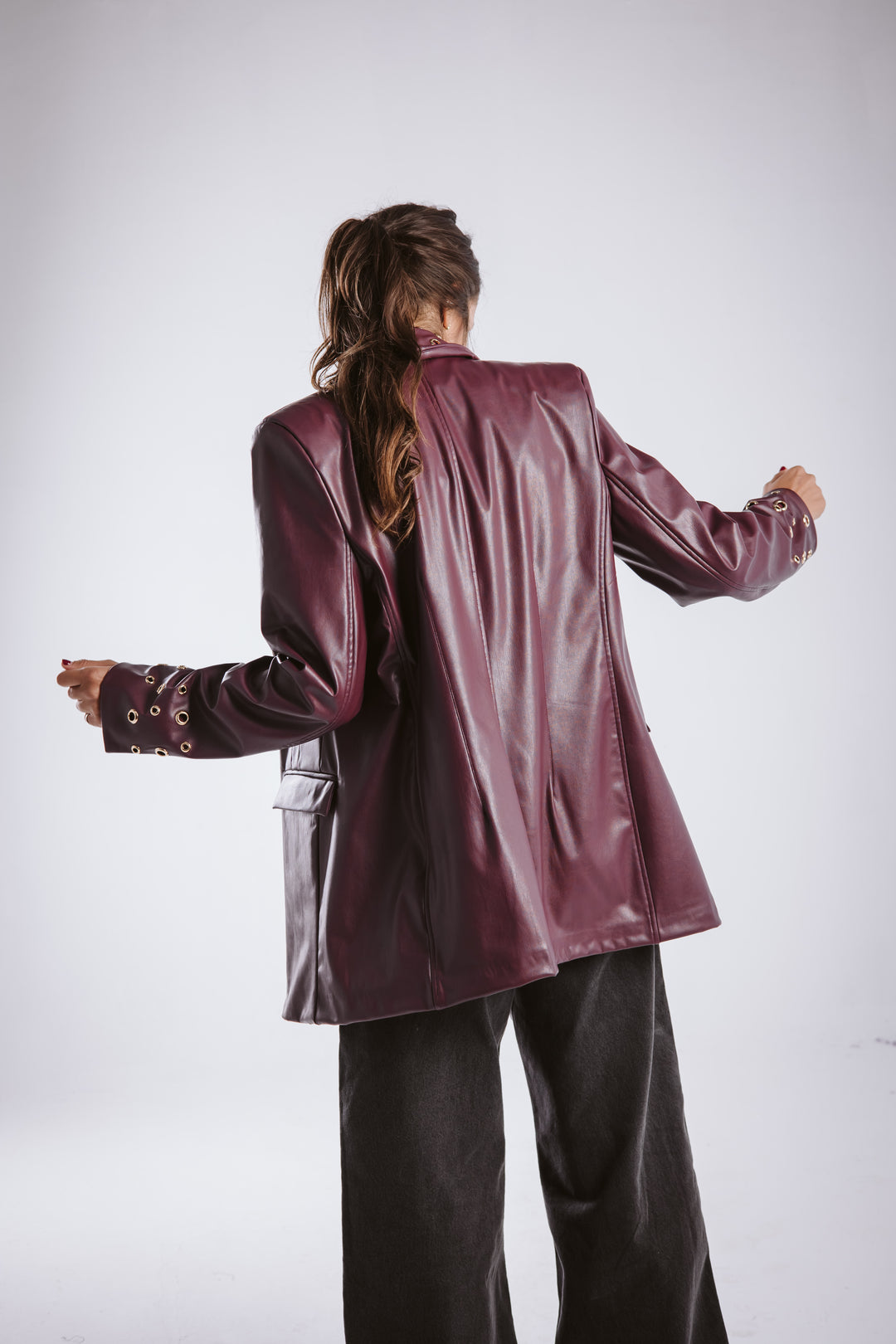 The Rebel Leather  Blazer