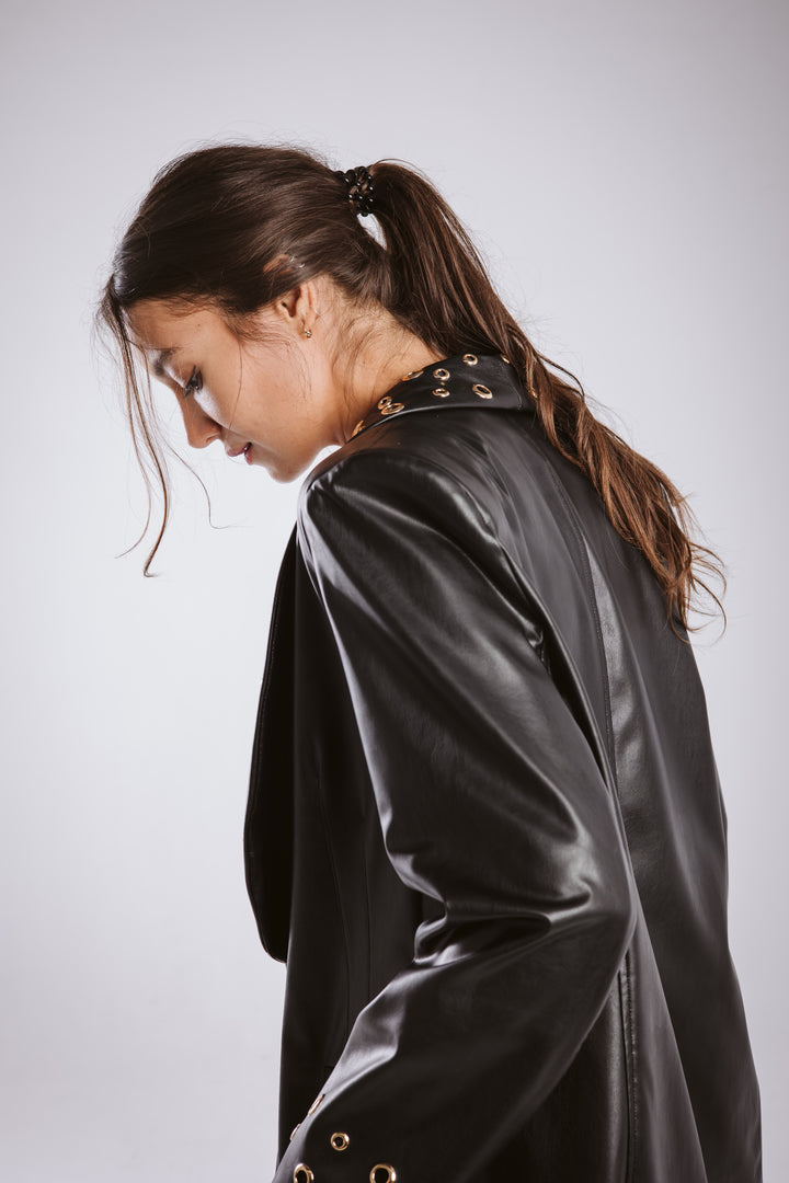 The Rebel Leather  Blazer