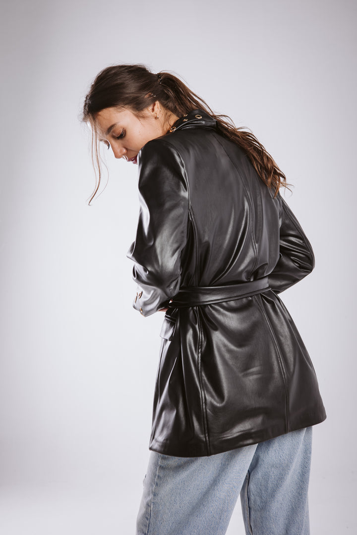 The Rebel Leather  Blazer