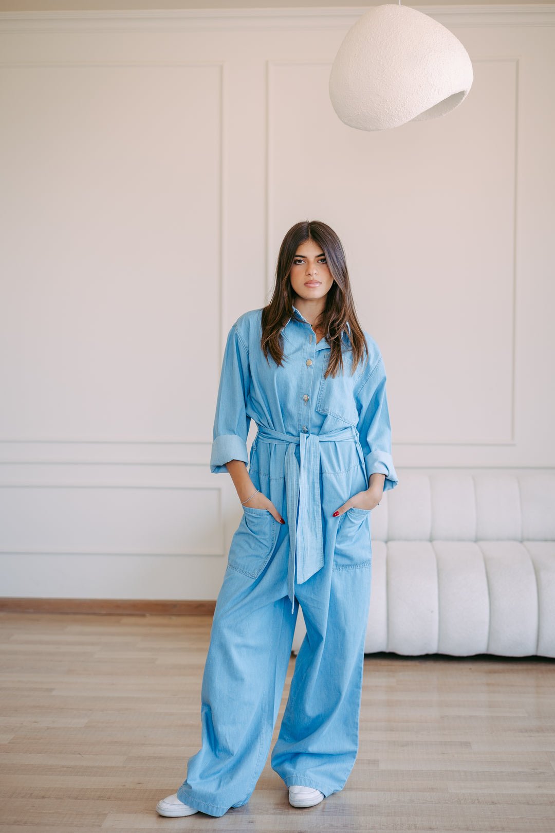 Denim jumpsuit