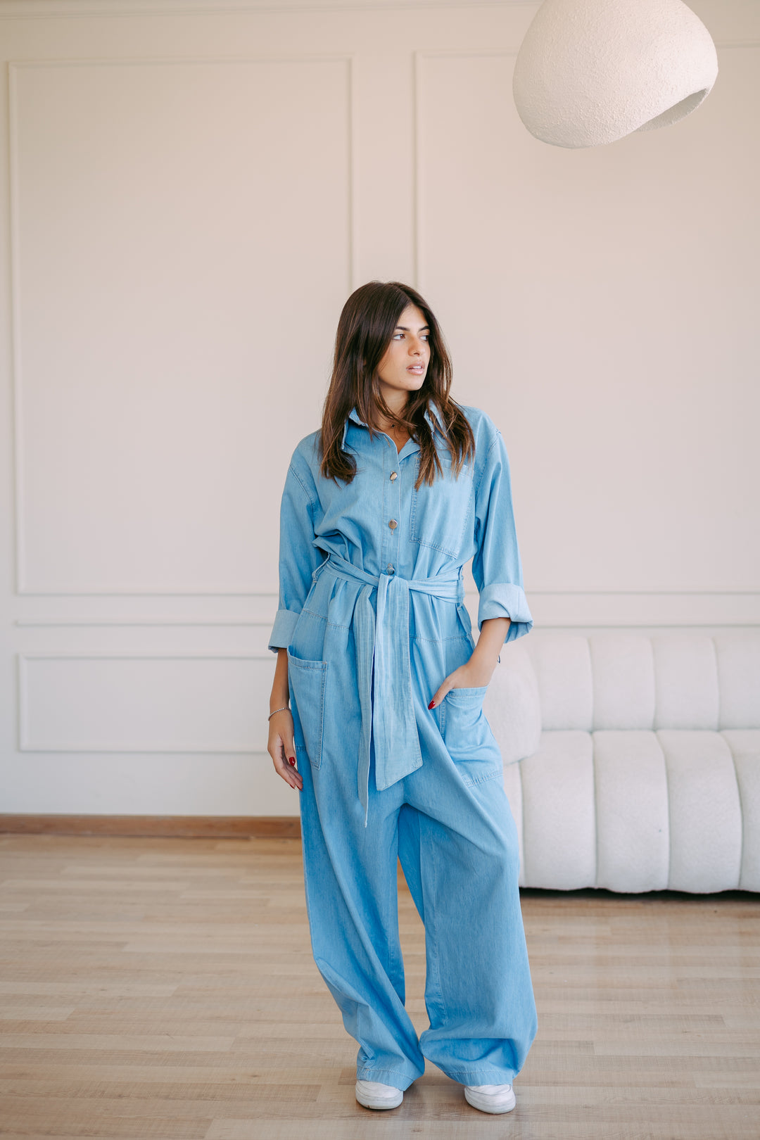 Denim jumpsuit