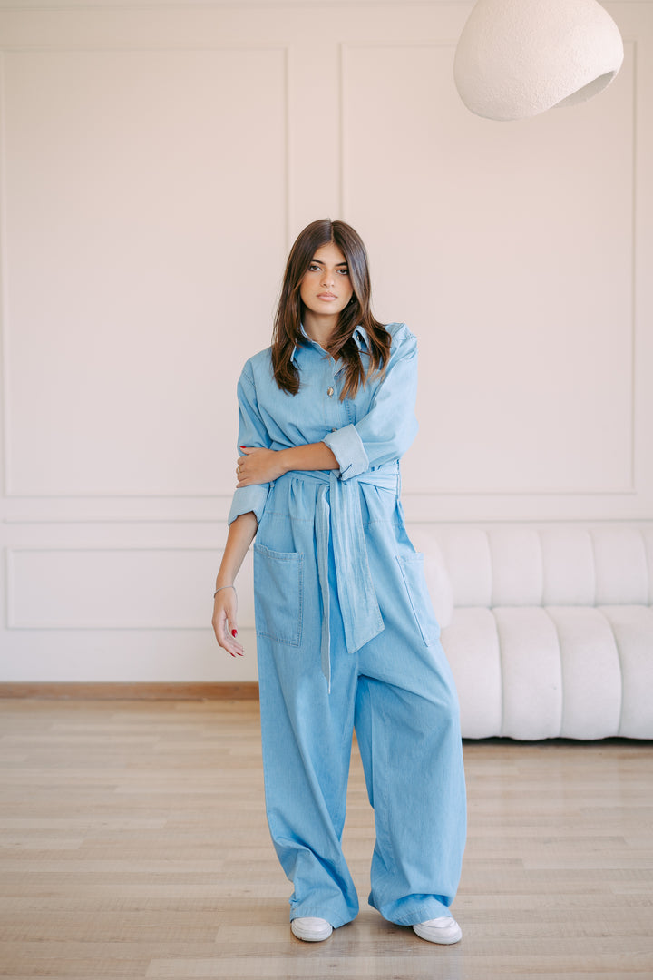 Denim jumpsuit